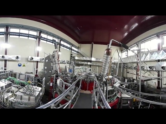 Visit of the TJ-II stellarator, 360º video