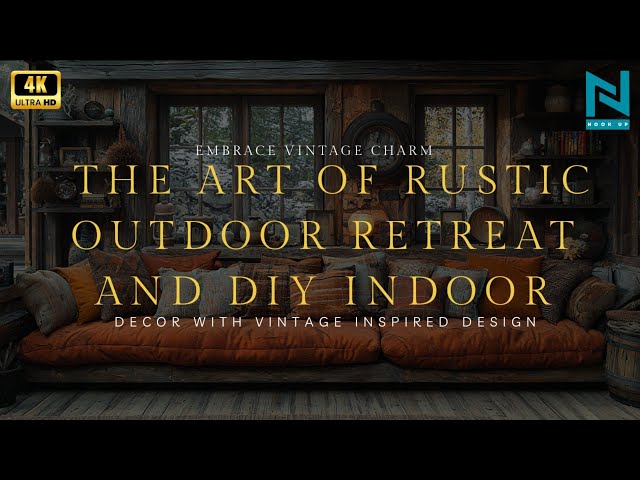 Embrace Vintage Charm: The Art of Rustic Outdoor Retreat and DIY Indoor Decor with Vintage Inspired