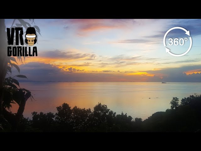 Koh Phangan Time-Lapse Of Setting Sun (360 VR Video)