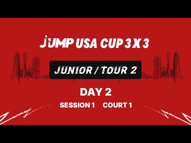 Jump 3x3 Cup USA | Junior | tour 2 | Day 2 | Court 1