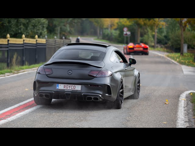 RENNtech Mercedes C63 S AMG Coupe - LOUD Revs & Accelerations !