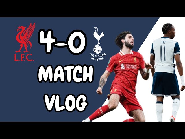 UNFORGIVABLE PERFORMANCE! MATCH VLOG: Liverpool 4-0 Tottenham. We head out of the Carabao Cup.