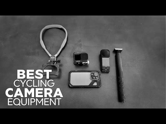 Cycling Camera Equipment. GoPro, Insta360 X3, Osmo Pocket 3