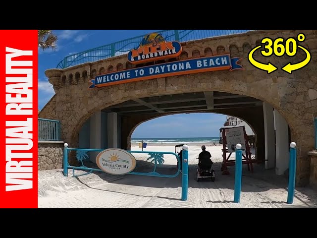 🥽360 VR Mobility Experience - Cruising Daytona Beach, Florida On A Mobility Scooter