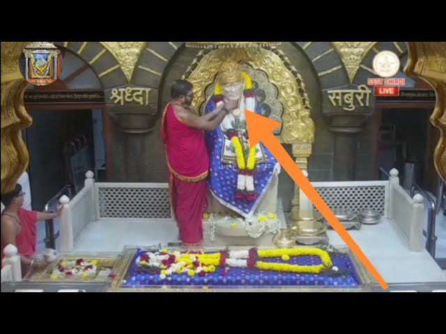 Sai Baba Aarti | Saibaba Madhyan Aarti Darshan🙏 | 10.02.2025 | Om Sai Ram  | Shirdi Live 🔴