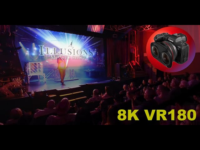 8K VR180 ILLUSION MAGIC SHOW starring MATT HOLLYWOOD: Opening Act in 3D (Travel/Event/Music)