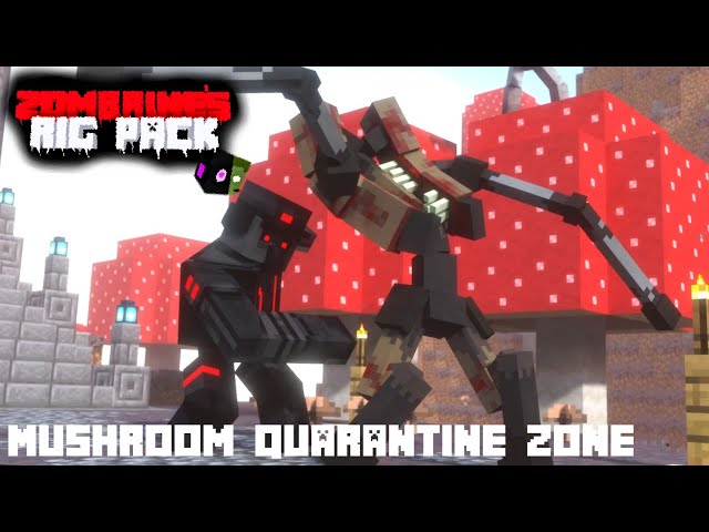 Mushroom Quarantine Zone | ZB500's Rig Pack | Minecraft Animation