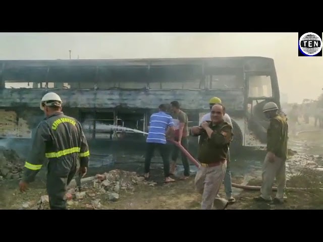 3 empty buses catch fire in Noida's sector 24, no injuries reported