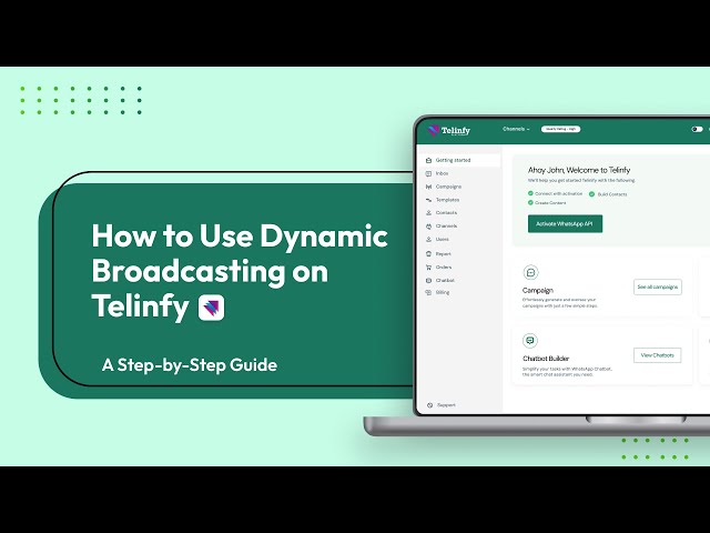 How to Use Dynamic Broadcasting on Telenfy | Step-by-Step Guide | GreenAds Global