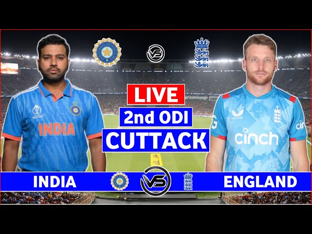 India vs England 2nd ODI Live Scores | IND vs ENG 2nd ODI Live Scores & Commentary | 2nd Innings