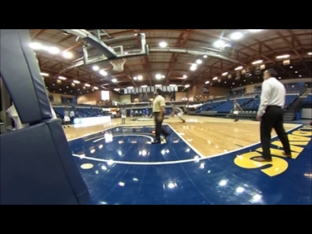 UC Davis Basketball Warms up Prior to Facing UC Santa Barbara