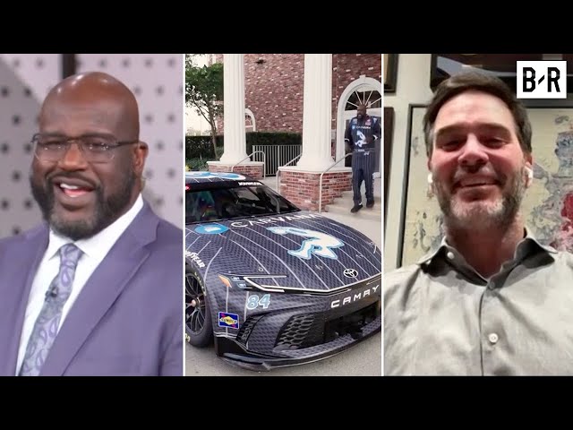 Shaq Designed Jimmie Johnson's Car for the 2025 Daytona 500 | NBA on TNT