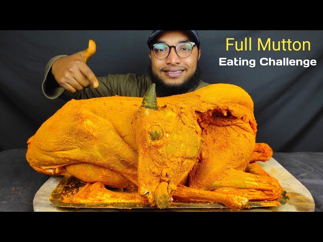 FULL MUTTON EATING CHALLENGE, FULL GOAT EATING CHALLENGE, FULL MUTTON MUKBANG, MUKBANG EATING SHOW