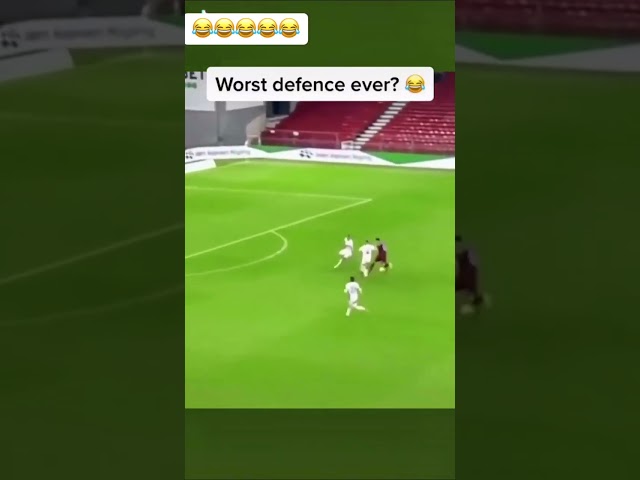 Worst defenders ever or best striker #shorts #football #owngoal