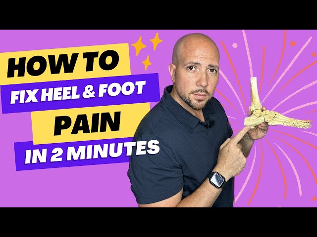 FIX Heel PAIN, Foot and Plantar Fasciitis Home relief Exercises | Dr. Matthew Posa