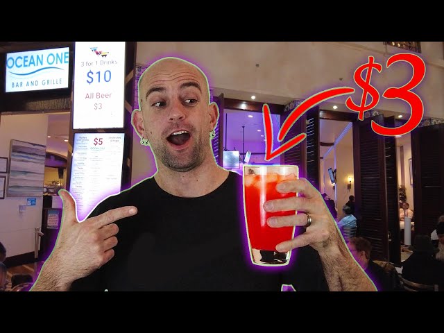 Finding Cheapest drinks in Vegas 🍹🥤   My first vlog