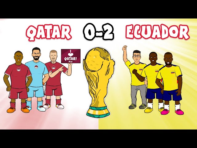 🏆QATAR 0-2 ECUADOR🏆 (World Cup 2022 Highlights Goals Valencia)