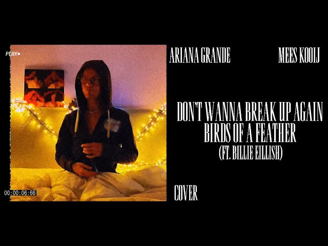 DON’T WANNA BREAK UP AGAIN - ARIANA GRANDE, BILLIE EILLISH (home session cover) | MEES KOOIJ