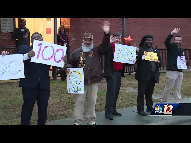 Jamestown Elementary is celebrating the 100th day of school with a unique tradition