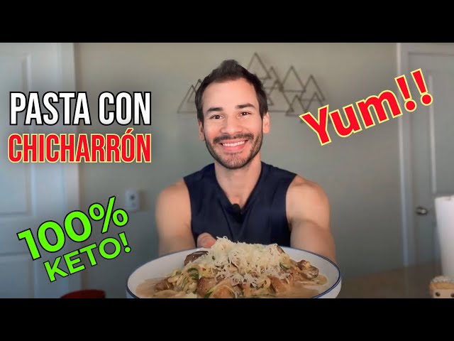 🍝 Descubre la Magia de la Pasta Keto con Chicharrón 🥓