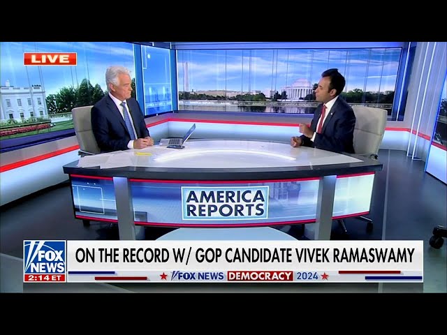 Vivek Ramaswamy on America Reports, Fox News 6.5.23