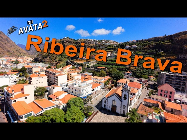 Ribeira Brava - Madeira Island, Portugal: Stunning Drone Footage - DJI Avata 2