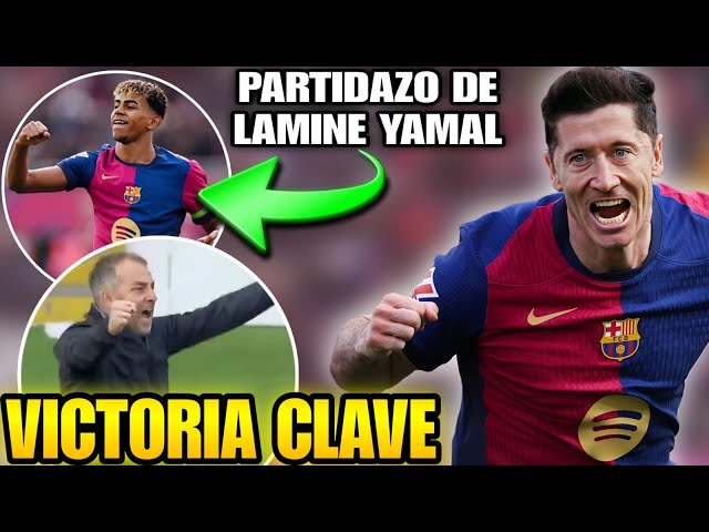 🚨 EXHIBICIÓN de LAMINE YAMAL en VICTORIA del BARCELONA vs ALAVES 🤩  A 4 puntos del REAL MADRID 💥