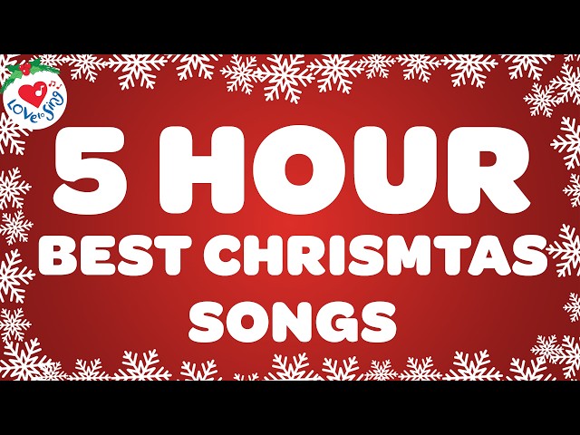 Best 5 Hours Christmas Songs Playlist 🎅 Top Christmas Music