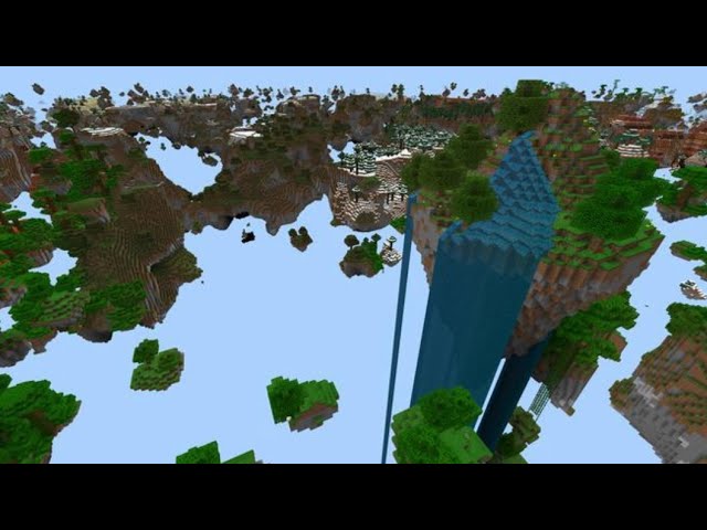 Skyblocks survival world! Can we survive the insane terrain? #Minecraft #challenge