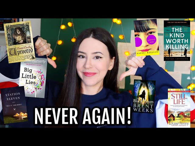 Won't Read More Books From These Popular Authors || Reviews & Non Recommendations