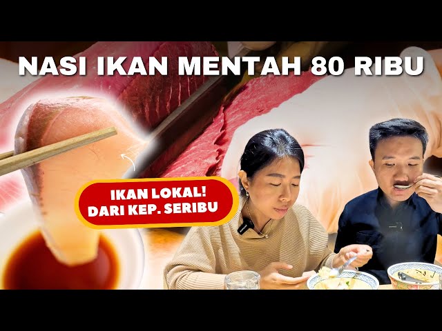 Gue cobain IKAN MENTAH INDONESIA! Kalau di Jepang hargany ratusan ribu! Kualitasnya aman ga nih??