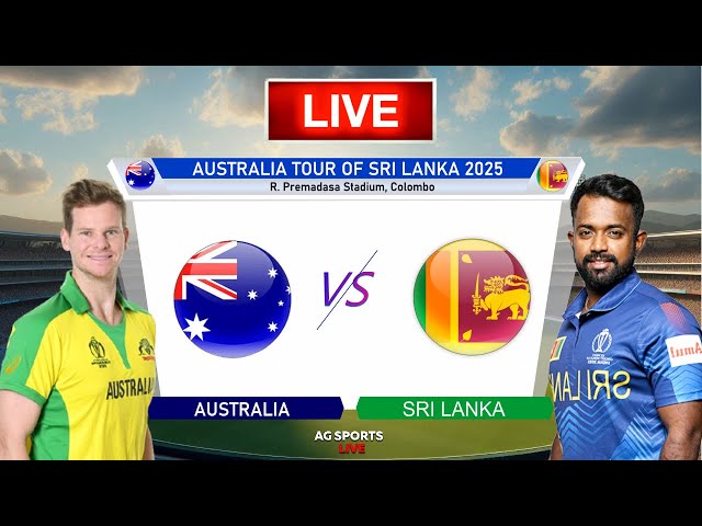 🔴 Live: Sri lanka Vs Australia Live 2nd ODI | SL Vs AUS Live Match Today | Live Cricket Match Today