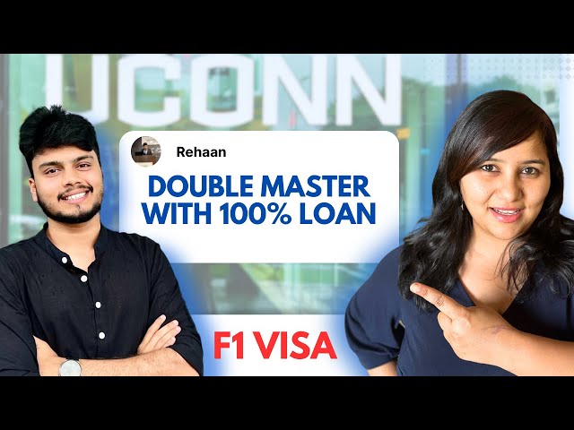 USA F1 visa experience with Double Master's and 100% loan 💰 | Student life at UCONN 🎓