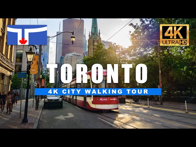 4K Toronto Walking Tour - King Street Old Toronto [4k HDR 60fps]