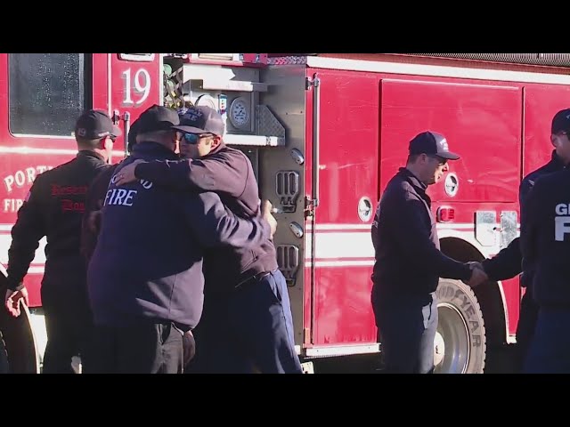 Oregon firefighters return from battling LA wildfires