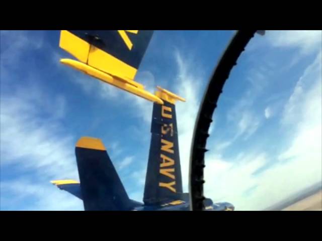 Inside the Blue Angels Diamond Formation