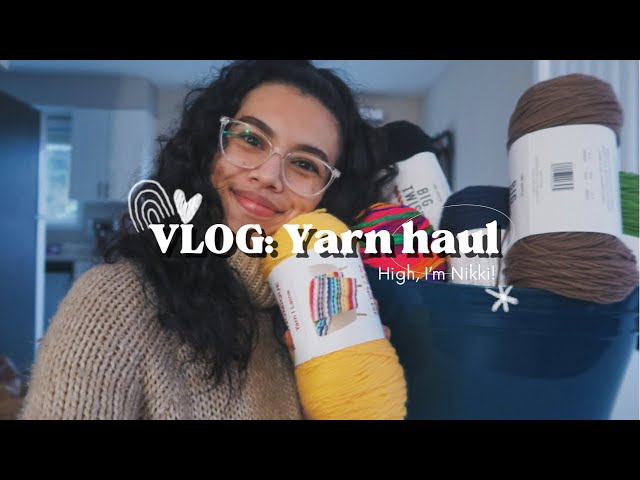 VLOG: yarn haul, trader joes, crocheting a bucket hat, hang with meeee