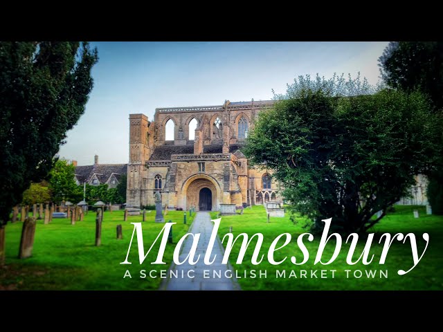 Historic market town Malmesbury and its beautiful Abbey