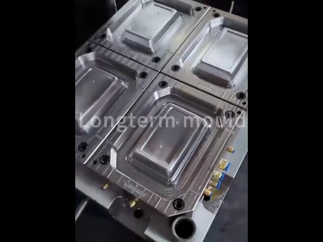 1*4*1000ml thin-walled fast food box mold #moldmaking #thinwall #molddesign #longtermmould #molding