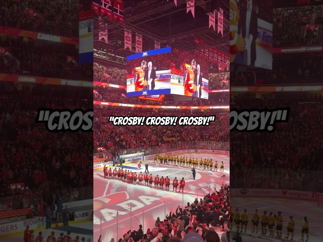 SIDNEY CROSBY CHANTS IN MONTREAL! #shorts #reels #nhl #hockey #canada #montreal #sports