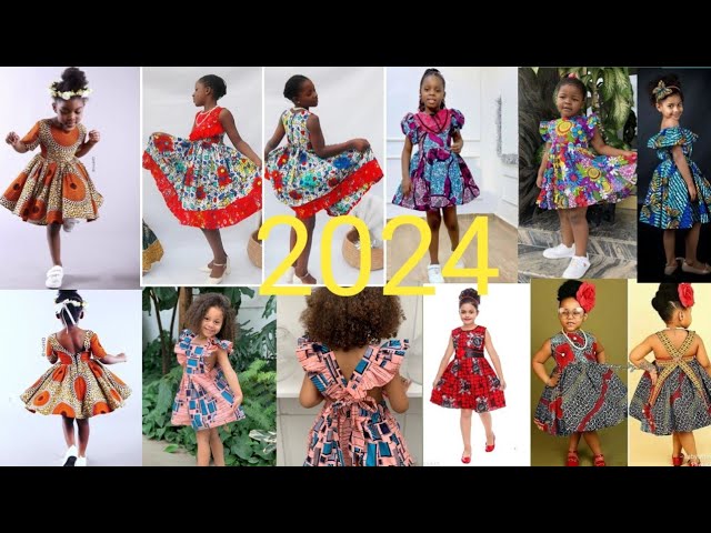 Super cute Kids Ankara Gown Styles Baby Girls Shirt Ankara Styles #fashion