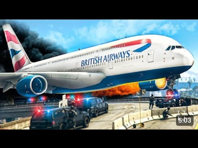 Airplane Pilot Made Emergency Landing On Base After Mid-Air Engine Failure GTA-5