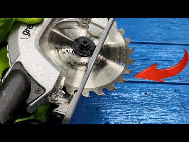 How to sharpen a circular saw in 1 minute. The saw sharpens itself