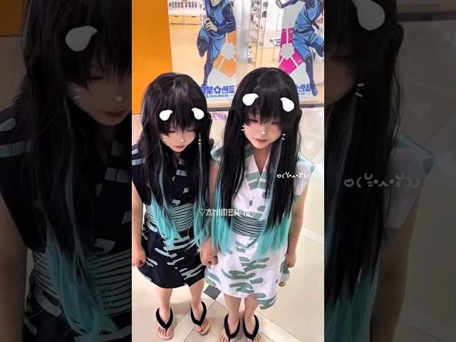 Cute and funny cosplay moments 😍😅#demonslayer​ #kimetsunoyaiba#shorts​#shortvideo​#fyp#foryou#fypシ゚​