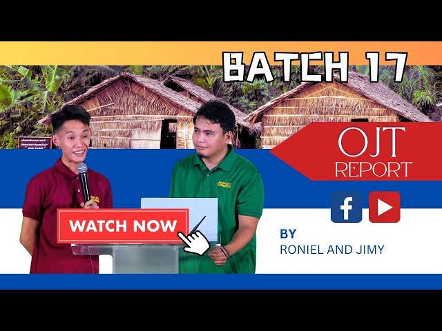 Roniel and Jimy | Paete | Batch 17 OJT