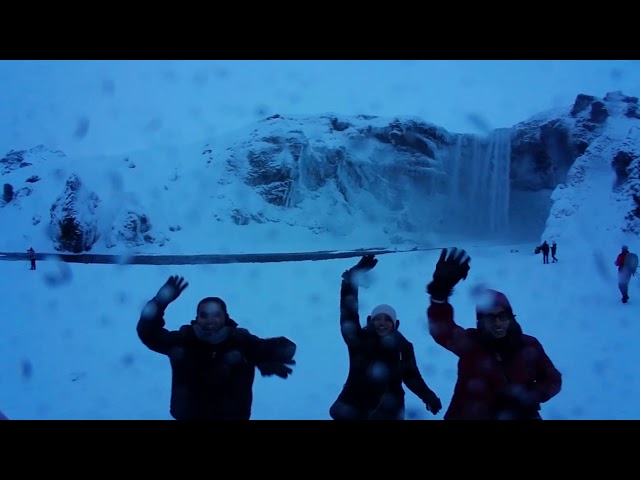 Rahul Video Log at Skogafoss - 360 video