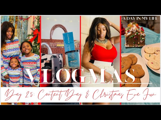 Vlogmas Day 25: Content Day & Christmas Eve!!