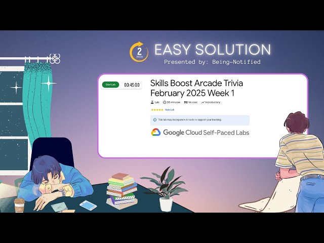 Skills Boost Arcade Trivia February 2025 Week 1 | #qwiklab