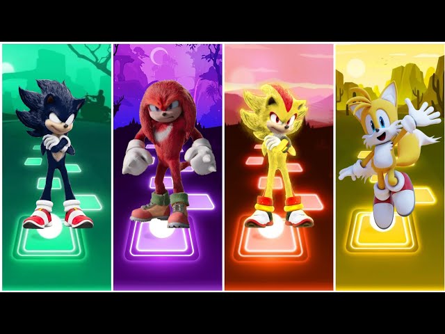 Sonic Hedgehog Team | Dark Sonic vs Tails Sonic vs Super Shadow Sonic vs Knuckles Sonic | Tileshop