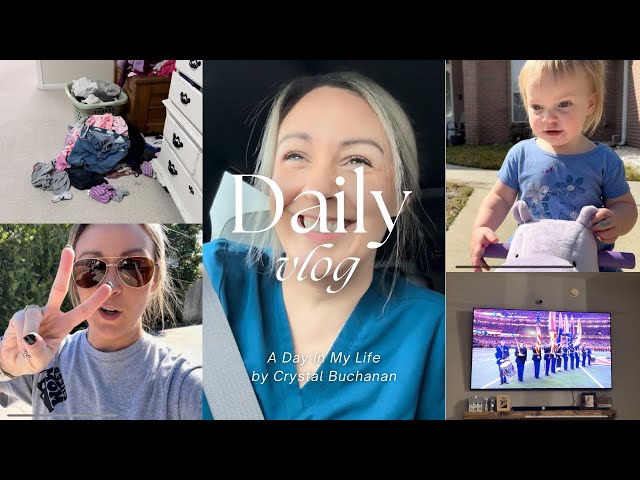 Sunday Vlog | Called Into Work, Mom Life, & Family Super Bowl Fun